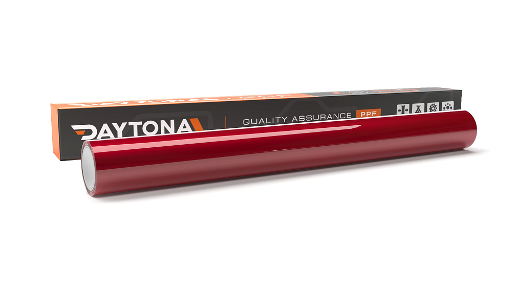 Глянцевая полиуретановая пленка Красный Гранат DAYTONA PPF S200 Soul Red